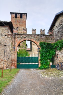 vigolzone Kalesi. Emilia-Romagna. İtalya.