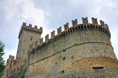 Castle of Vigoleno. Emilia-Romagna. Italy. clipart