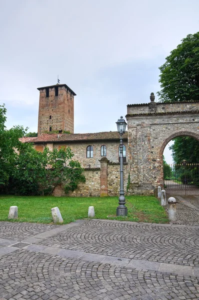 Vigolzone Kalesi. Emilia-Romagna. İtalya. — Stok fotoğraf