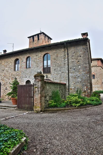 Burg von vigolzone. Emilia-Romagna. Italien. — Stockfoto
