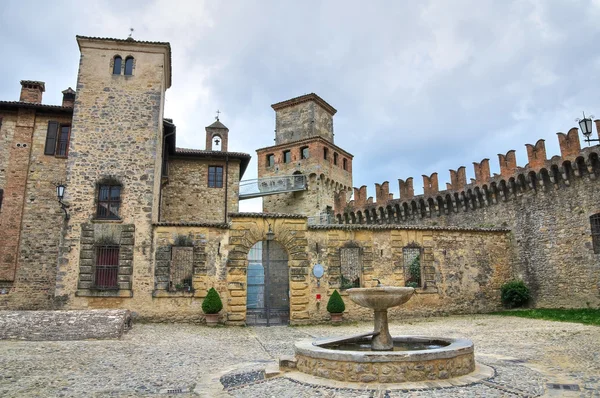 Burg von Vigoleno. Emilia-Romagna. Italien. — Stockfoto