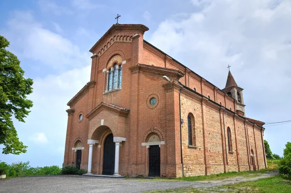 Kostel castellana. Gropparello. Emilia-Romagna. Itálie. — Stock fotografie