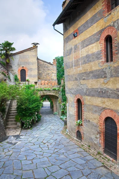 Gropparello slott. Emilia-Romagna. Italien. — Stockfoto