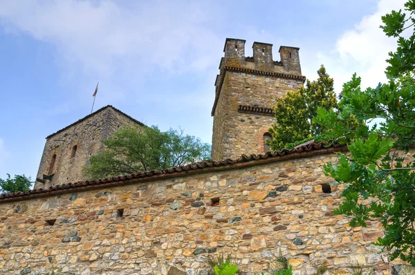 Gropparello zamku. Emilia-Romania. Włochy. — Zdjęcie stockowe