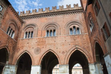 Belediye Binası. Piacenza. Emilia-Romagna. İtalya.