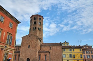 antonino Bazilikası St. Piacenza. Emilia-Romagna. İtalya.