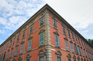 malvicini fontana Sarayı. Piacenza. Emilia-Romagna. İtalya.