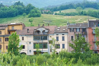 bettola panoramik manzaralı. Emilia-Romagna. İtalya.