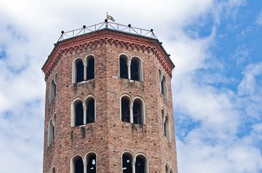 antonino Bazilikası St. Piacenza. Emilia-Romagna. İtalya.