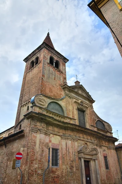 St. nazaro e st. celso církve. Piacenza. Emilia-Romagna. Itálie. — Stock fotografie