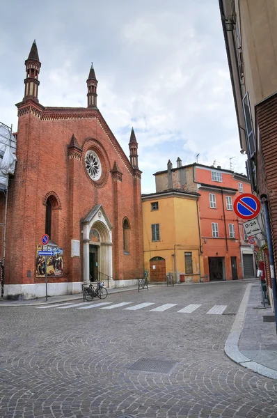 Iglesia de Santa Brígida. Piacenza. Emilia-Romaña. Italia . — Foto de Stock