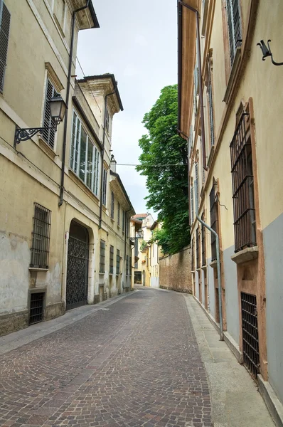 小巷。皮亚琴察。艾米利亚-罗马涅。意大利. — 图库照片