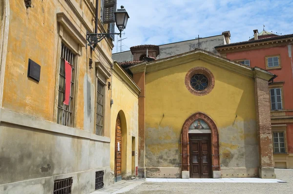 Igreja de Santa Maria in Cortina. Piacenza. Emilia-Romagna. Itália . — Fotografia de Stock