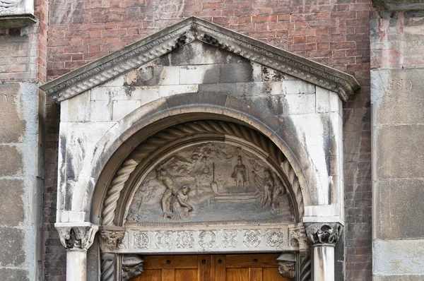 Donnino kostel sv. Piacenza. Emilia-Romagna. Itálie. — Stock fotografie