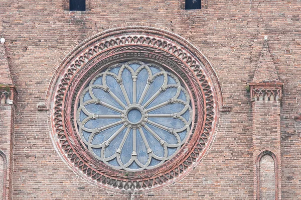 Igreja de São Francisco. Piacenza. Emilia-Romagna. Itália . — Fotografia de Stock
