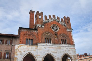 Belediye Binası. Piacenza. Emilia-Romagna. İtalya.