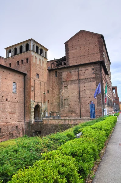 Farnese palác. Piacenza. Emilia-Romagna. Itálie. — Stock fotografie