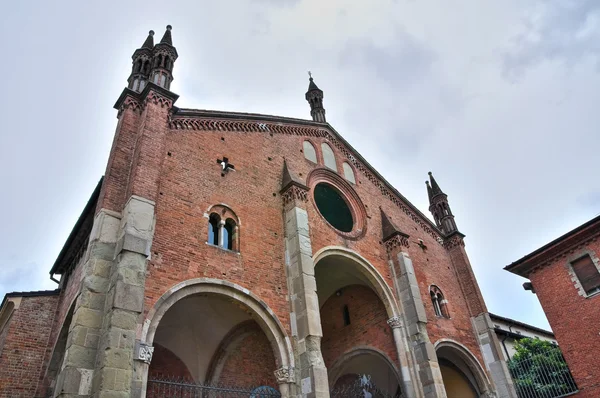 Igreja de Santa Eufemia. Piacenza. Emilia-Romagna. Itália . — Fotografia de Stock