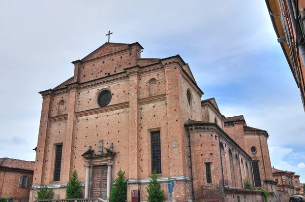 Iglesia del Santo Sepulcro. Piacenza. Emilia-Romaña. Italia . — Foto de Stock