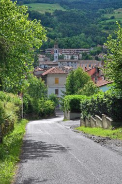 bettola panoramik manzaralı. Emilia-Romagna. İtalya.