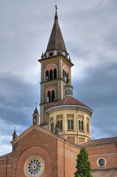 Kościół Bożego ciała. Piacenza. Emilia-Romania. Włochy. — Zdjęcie stockowe