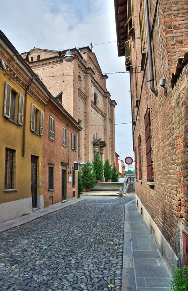 Kostel svatého hrobu. Piacenza. Emilia-Romagna. Itálie. — Stock fotografie