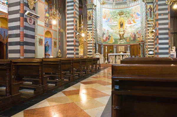 Sanctuary of Our Lady of the Oak. Bettola.Emilia- Romagna.Italy. — Stock Photo, Image