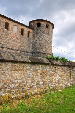 agazzano Kalesi. Emilia-Romagna. İtalya.