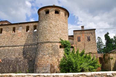 agazzano Kalesi. Emilia-Romagna. İtalya.