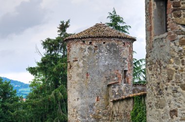 lisignano Kalesi. Emilia-Romagna. İtalya.