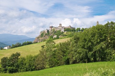 bardi, Castle. Emilia-Romagna. İtalya.