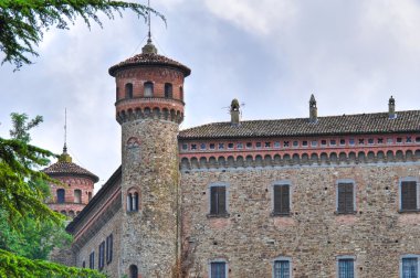 rezzanello Kalesi. Emilia-Romagna. İtalya.