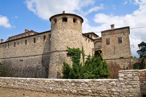 Slottet av agazzano. Emilia-Romagna. Italien. — Stockfoto