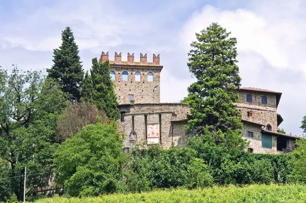 Castle of Montechiaro. Rivergaro. Emilia-Romagna. Italy. — Stock Photo, Image