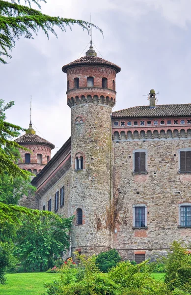 Slottet av rezzanello. Emilia-Romagna. Italien. — Stockfoto