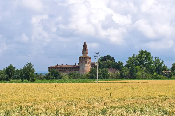 Zamek rivalta. Emilia-Romania. Włochy. — Zdjęcie stockowe