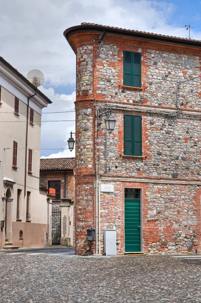 골목입니다. rivergaro입니다. 에밀리 아 로마 냐입니다. 이탈리아. — 스톡 사진