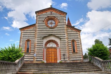 Aziz savino Kilisesi. rezzanello. Emilia-Romagna. İtalya.