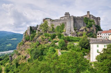 bardi, Castle. Emilia-Romagna. İtalya.