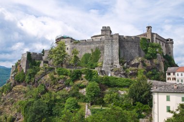 bardi, Castle. Emilia-Romagna. İtalya.