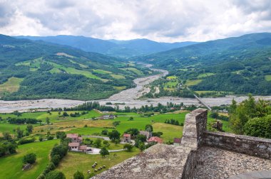 bardi, Castle. Emilia-Romagna. İtalya.