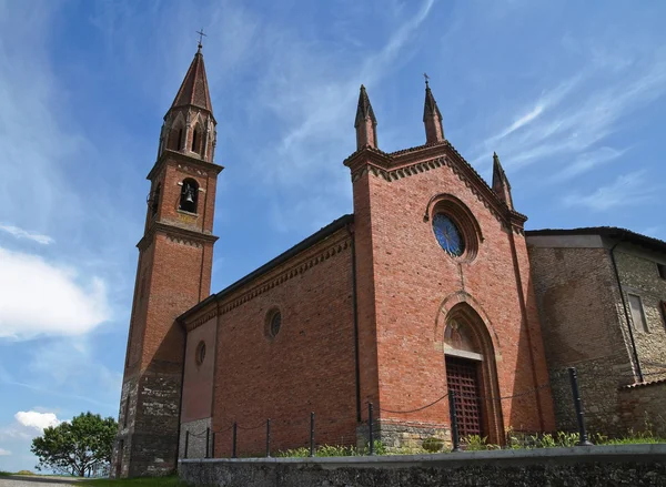 Aziz lorenzo Kilisesi. veano. Emilia-Romagna. İtalya. — Stok fotoğraf