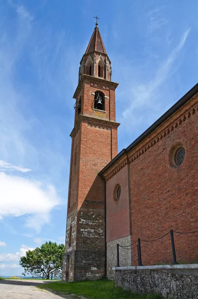 St. Lorenzo Kirche. Veano. Emilia-Romagna. Italien. — Stockfoto