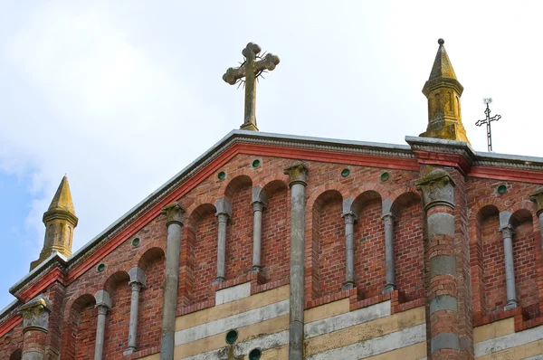 Церковь Святого Лоренцо. Гаццола. Эмилия-Романья. Италия . — стоковое фото