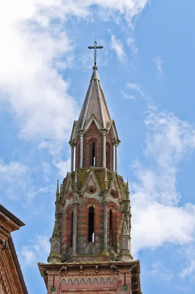 St. Lorenzo Kirche. gazzola. Emilia-Romagna. Italien. — Stockfoto