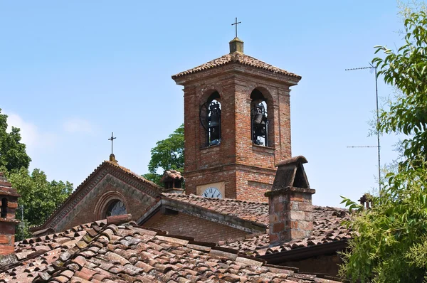 St. martino kyrkan. Rivalta. Emilia-Romagna. Italien. — Stockfoto
