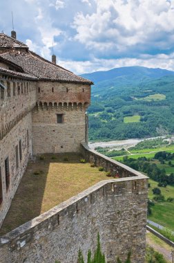 bardi, Castle. Emilia-Romagna. İtalya.