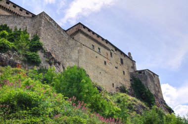 bardi, Castle. Emilia-Romagna. İtalya.