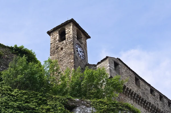 Bardi, Castle. Emilia-Romagna. İtalya. — Stok fotoğraf