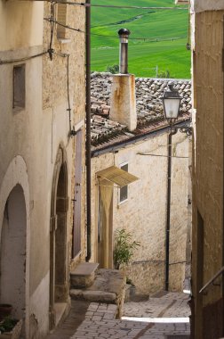 alleyway. pietramontecorvino. Puglia. İtalya.